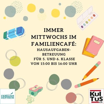 Veranstaltung: Hausaufgabenbetreuung (nicht in den Ferien)