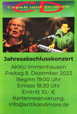 Veranstaltung: AKKU: Konzert Cepek + Drabek