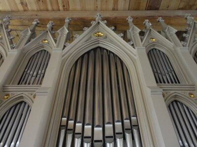Orgel ev. Kirche Herzfelde (Bild vergrößern)