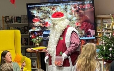 Weihnachtsnachmittag in der Bibliothek