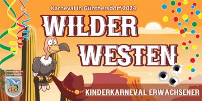 Karneval in Günthersdorf 2024 - Wilder Westen - Kinderkarneval (Bild vergrößern)