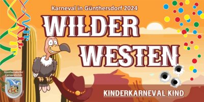 Karneval in Günthersdorf 2024 - Wilder Westen - Kinderkarneval (Bild vergrößern)