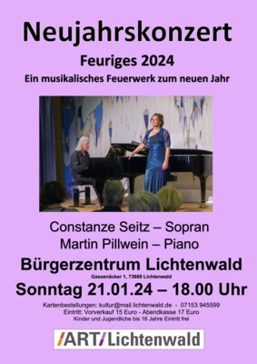 Neujahrskonzert Feuriges 2024