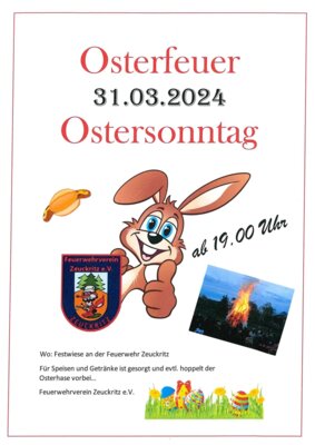 Link zu: Osterfeuer in Zeuckritz