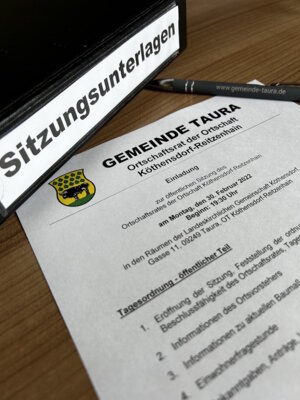 Sitzungsunterlagen (Bild vergrößern)
