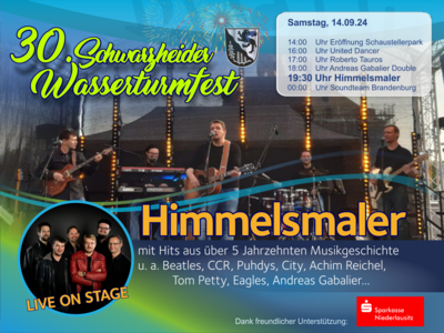 Himmelmaler Dank freundlicher Unterstützung der Sparkasse Niederlausitz