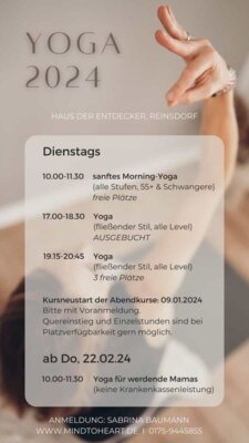 Yoga-Termine 2024