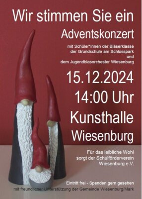 Adventskonzert des Jugendblasorchesters (Bild vergrößern)