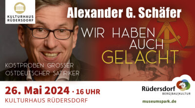Alexander G. Schäfer: ›Wir haben auch gelacht!‹