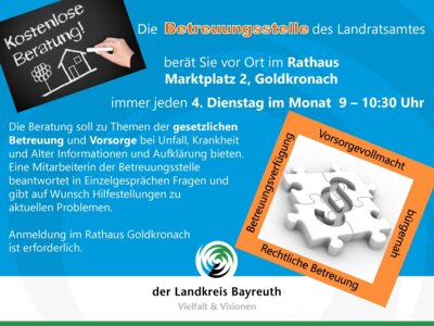 Plakat Betreuungsstelle