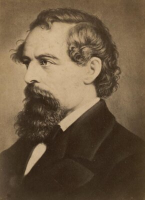 Charles Dickens um 1850 (Bild vergrößern)