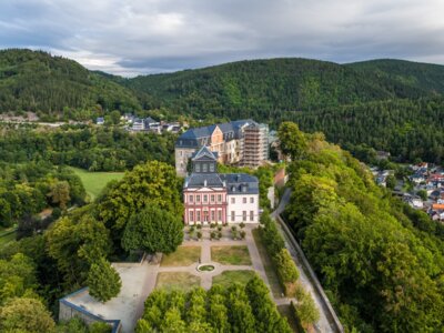 Blick auf Schloss Schwarzburg | Dominik Ketz | Regionalverbund Thüringer Wald e.V. (Bild vergrößern)