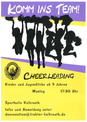 Veranstaltung: Cheerleading ab 9 Jahre