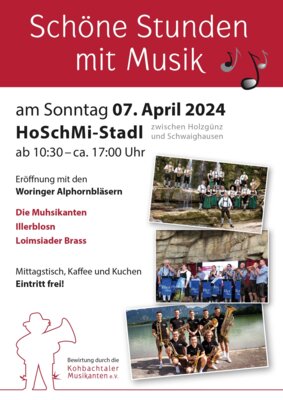 Veranstaltung: Sch&ouml;ne Stunden mit Musik im HoSchMi-Stadl