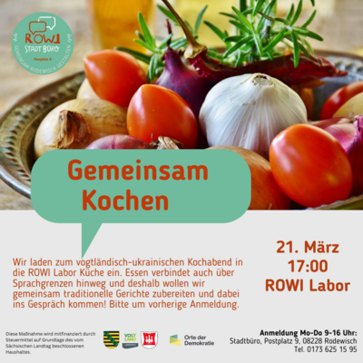 Veranstaltung: Gemeinsam Kochen