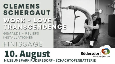 Veranstaltung: Finissage: Work – Love Transcendence – Clemens Schergaut