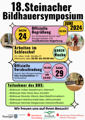 Veranstaltung: 18. Steinacher Bildhauersymposium