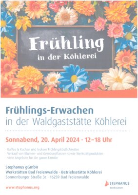 Veranstaltung: Frühling in der Köhlerei