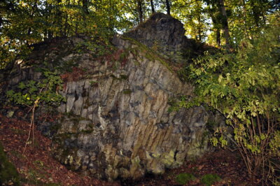 säulige Basaltgestein
