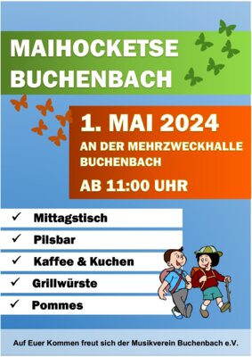Veranstaltung: Mai-Hocketse Buchenbach