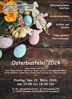 Veranstaltung: Osterbastelei 2024