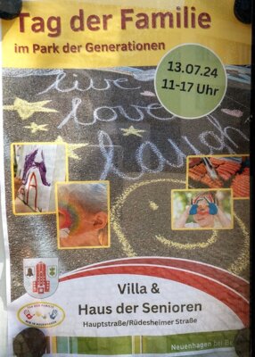 Plakat 2024 Tag der Familie