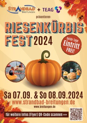 Plakat Riesenkürbisfest