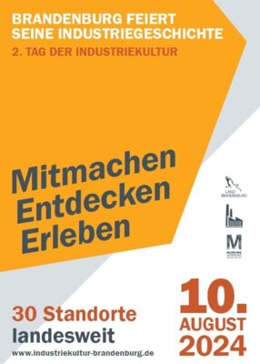 Poster 2. Tag der Industriekultur Brandenburg