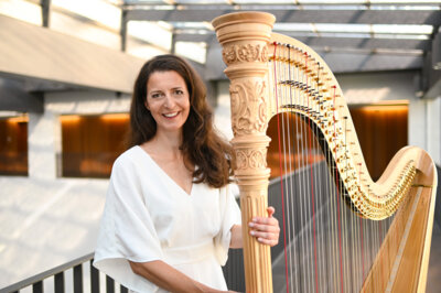 Silke Aichhorn- Harfe (Foto: Sven-Kristian Wolf)