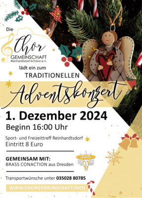 Veranstaltung: Adventskonzert So 01. 12. 2024