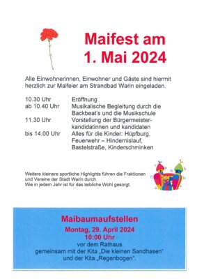 Veranstaltung: Maifest in Warin