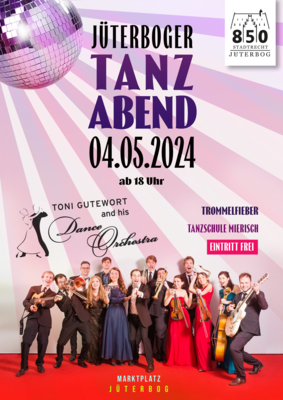 Plakat Jüterboger Tanzabend (Bild vergrößern)