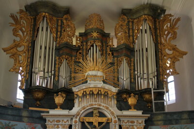 Die Orgel von Johann Bernhard Ehrlich aus dem Jahre 1786 (Bild vergrößern)