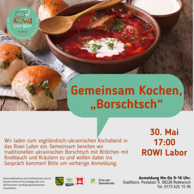 Veranstaltung: Gemeinsam Kochen "Borschtsch"