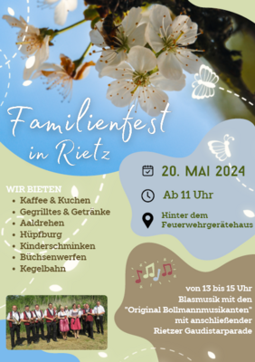 Veranstaltung: Familienfest in Rietz