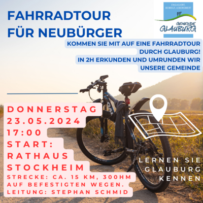 Veranstaltung: Neubürger:innen Rad-Tour Glauburg