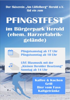 Veranstaltung: Pfingstfest im Bürgerpark Herold (ehem. Harzerfabrik-Gelände)
