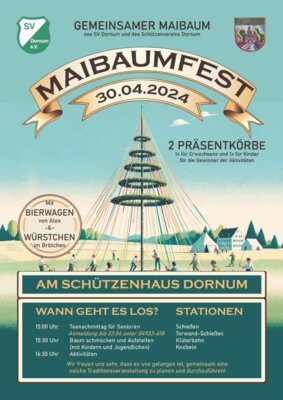 Veranstaltung: Maibaumfest Dornum