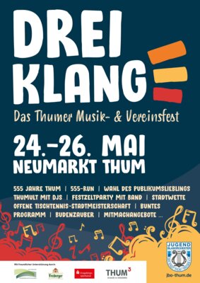 Veranstaltung: Dreiklang - Das Thumer Musik- und Vereinsfest