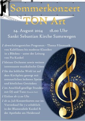 Veranstaltung: Sommerkonzert - TONArt