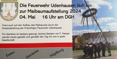 Link zu: Maibaumaufstellung FFW in Udenhausen