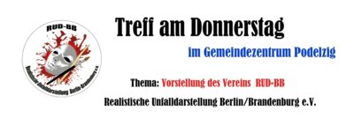 Veranstaltung: Treff am Donnerstag im Gemeindezentrum Podelzig