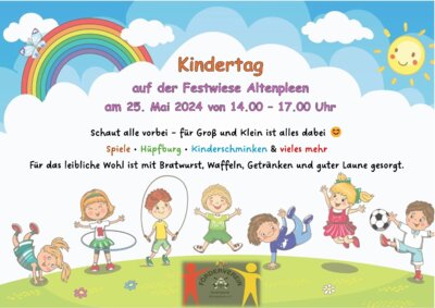 Veranstaltung: Kindertag auf der Festwiese Altenpleen