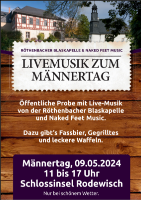 Veranstaltung: Livemusik zum Männertag