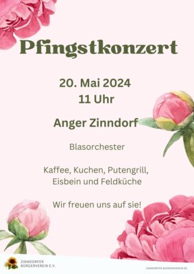 Veranstaltung: Pfingstkonzert Zinndorf