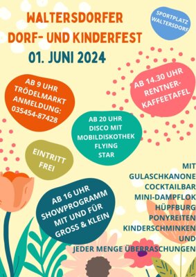 Veranstaltung: Waltersdorfer Dorf- und Kinderfest
