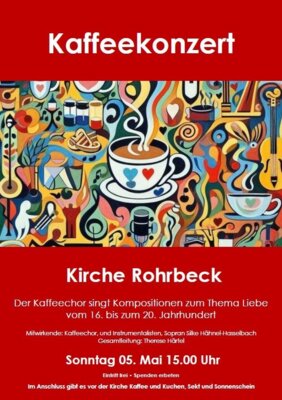 Veranstaltung: Kaffeekonzert - Kompositionen zum Thema Liebe vom 16. bis zum 20. Jahrhundert