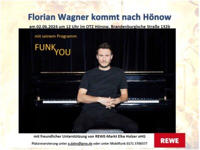 Veranstaltung: Florian Wagner kommt nach Hönow