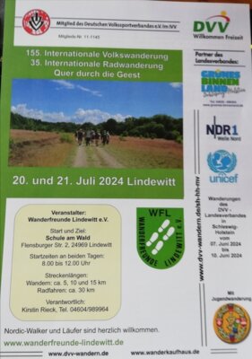 155. Internationale Volkswanderung mit Radfahren (Bild vergrößern)