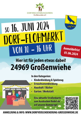 Dorfflohmarkt Großenwiehe 2024 (Bild vergrößern)